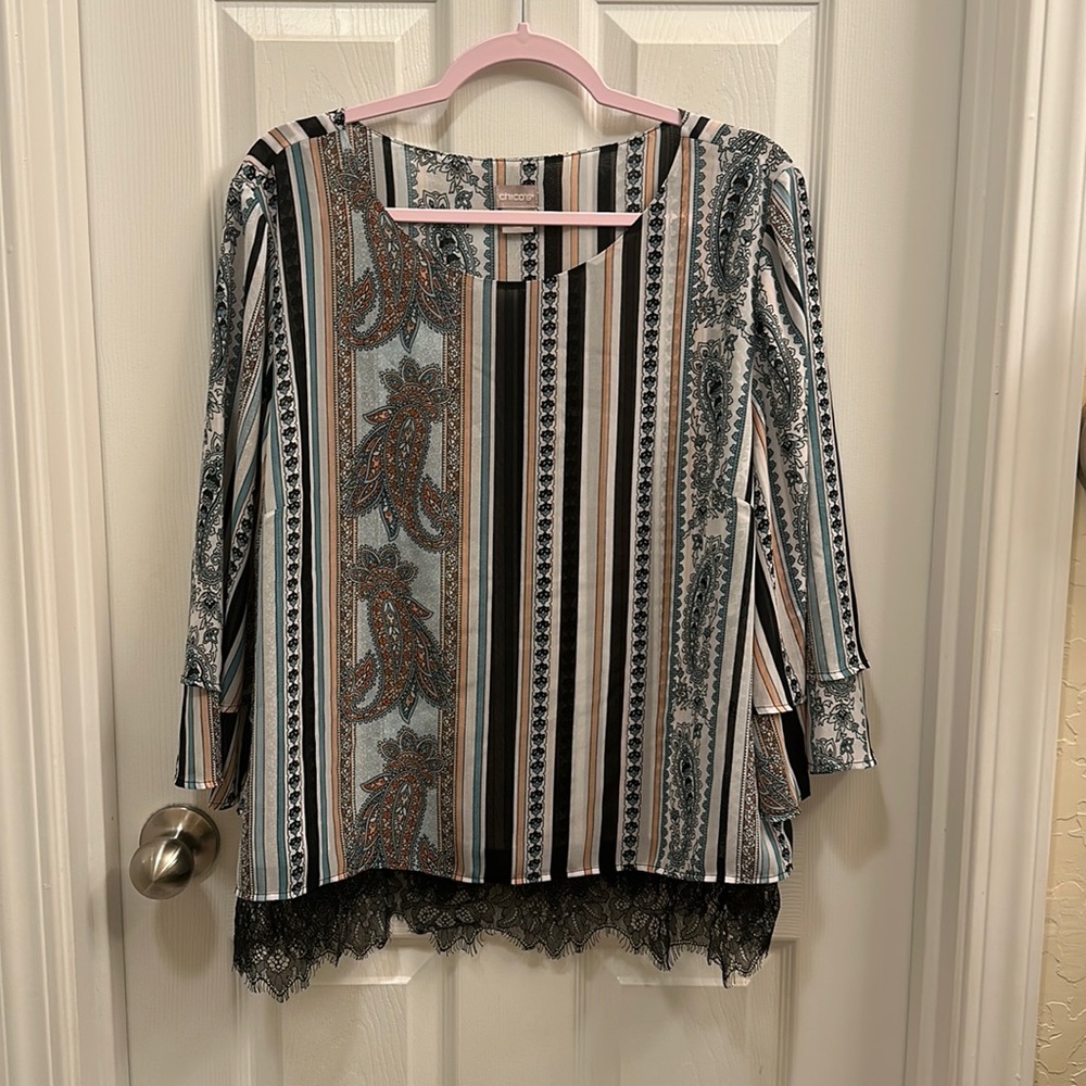 Chico’s striped top
